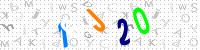 Blue Captcha Image