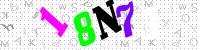 Blue Captcha Image