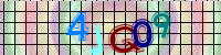 Blue Captcha Image