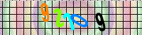Blue Captcha Image