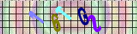 Blue Captcha Image
