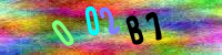 Blue Captcha Image