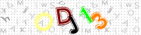 Blue Captcha Image