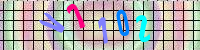 Blue Captcha Image