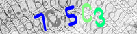 Blue Captcha Image