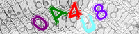Blue Captcha Image