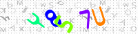Blue Captcha Image