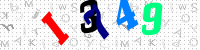 Blue Captcha Image