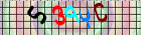 Blue Captcha Image