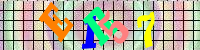 Blue Captcha Image