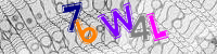 Blue Captcha Image