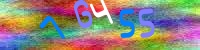 Blue Captcha Image