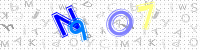 Blue Captcha Image