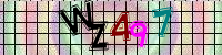 Blue Captcha Image