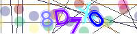 Blue Captcha Image