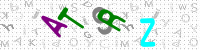Blue Captcha Image