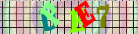Blue Captcha Image