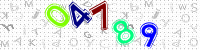 Blue Captcha Image