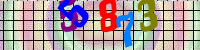 Blue Captcha Image