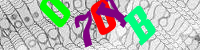 Blue Captcha Image