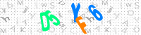 Blue Captcha Image