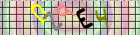 Blue Captcha Image