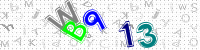 Blue Captcha Image