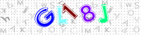 Blue Captcha Image