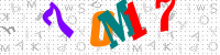 Blue Captcha Image