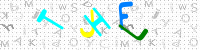 Blue Captcha Image