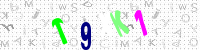 Blue Captcha Image