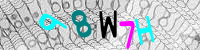 Blue Captcha Image