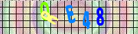 Blue Captcha Image