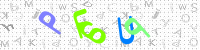 Blue Captcha Image