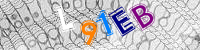 Blue Captcha Image