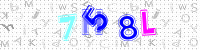 Blue Captcha Image