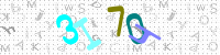 Blue Captcha Image