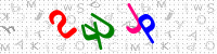 Blue Captcha Image