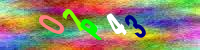 Blue Captcha Image