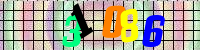 Blue Captcha Image