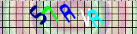 Blue Captcha Image