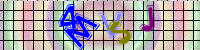 Blue Captcha Image