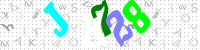 Blue Captcha Image