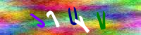 Blue Captcha Image