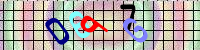 Blue Captcha Image