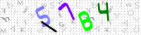 Blue Captcha Image