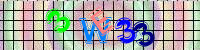 Blue Captcha Image