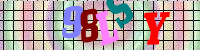 Blue Captcha Image