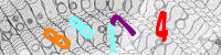 Blue Captcha Image