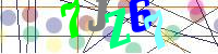 Blue Captcha Image